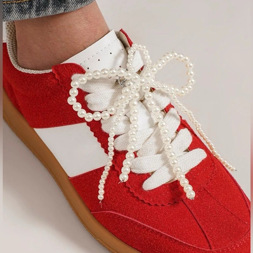 Pearl Fashion Beaded Bow Shoe Accessories